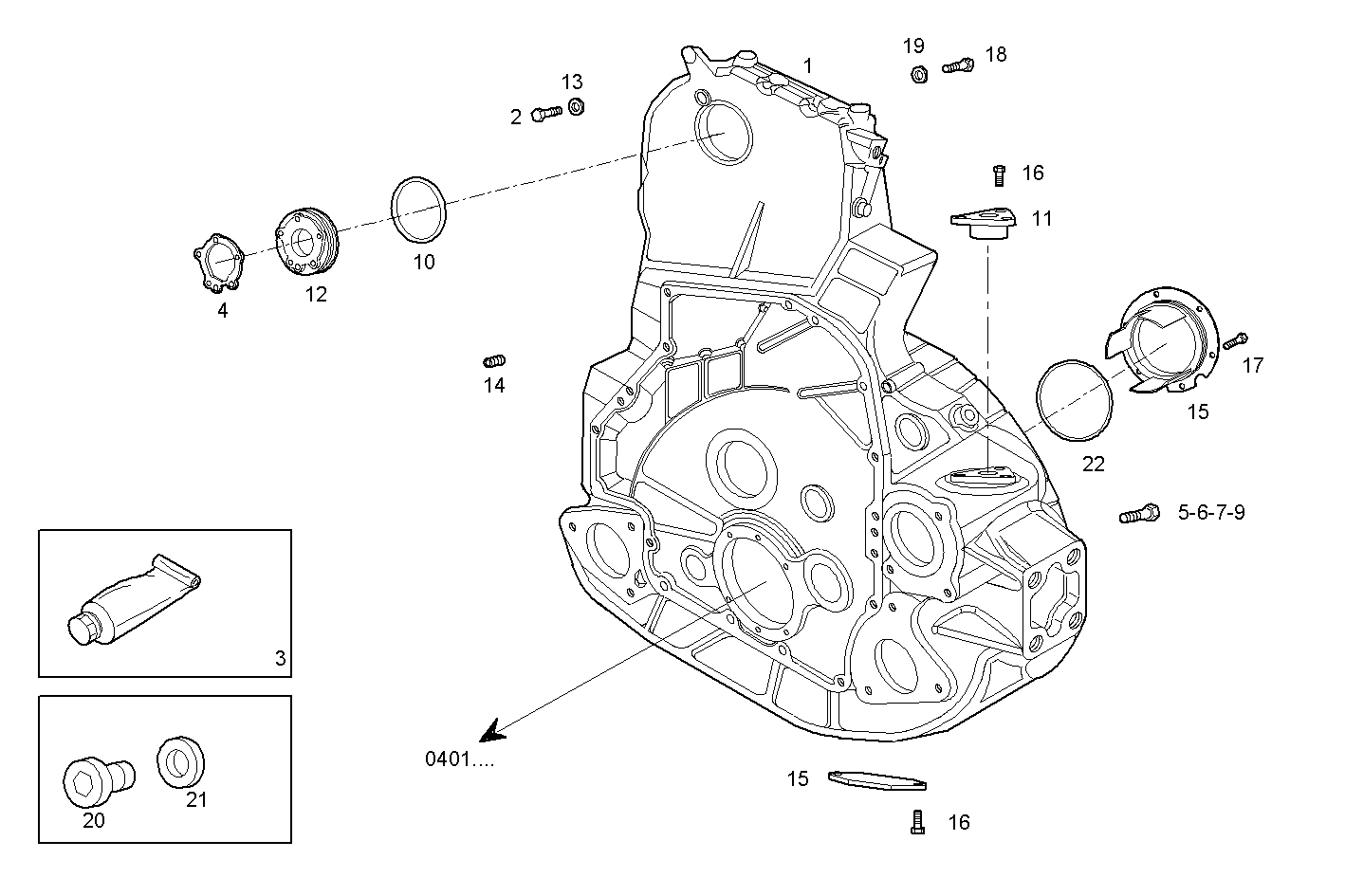 REAR C.CASE COVER
