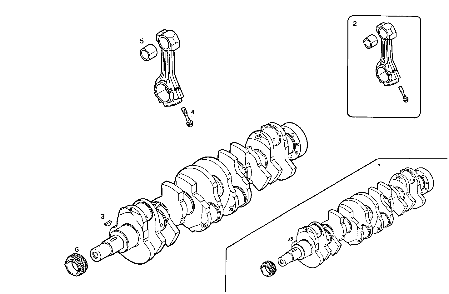 CRANK SHAFT - CONNECTING RODS