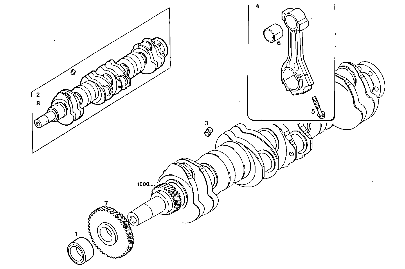 CRANK SHAFT - CONNECTING RODS