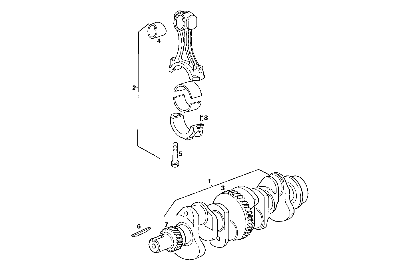 CRANK SHAFT - CONNECTING RODS