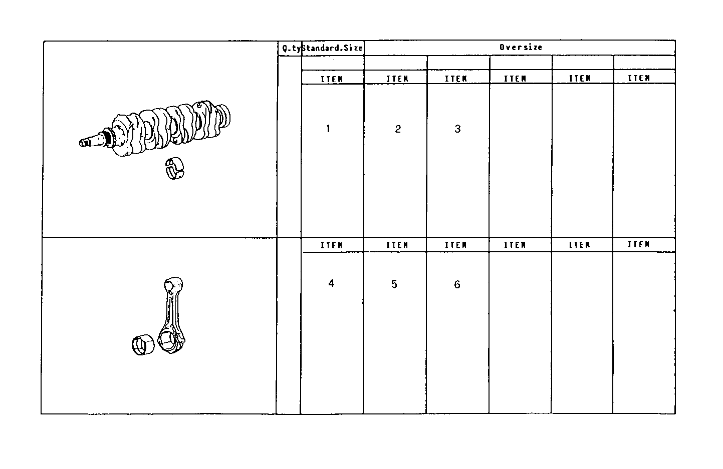 THRUST RING SET - MAIN AND ROD BEARINGS