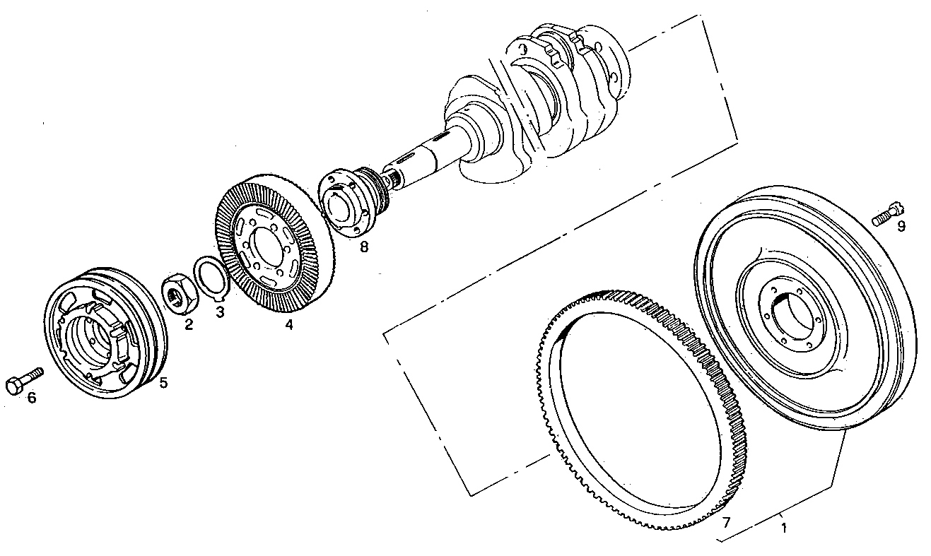 ENGINE FLYWHEEL - DAMPER