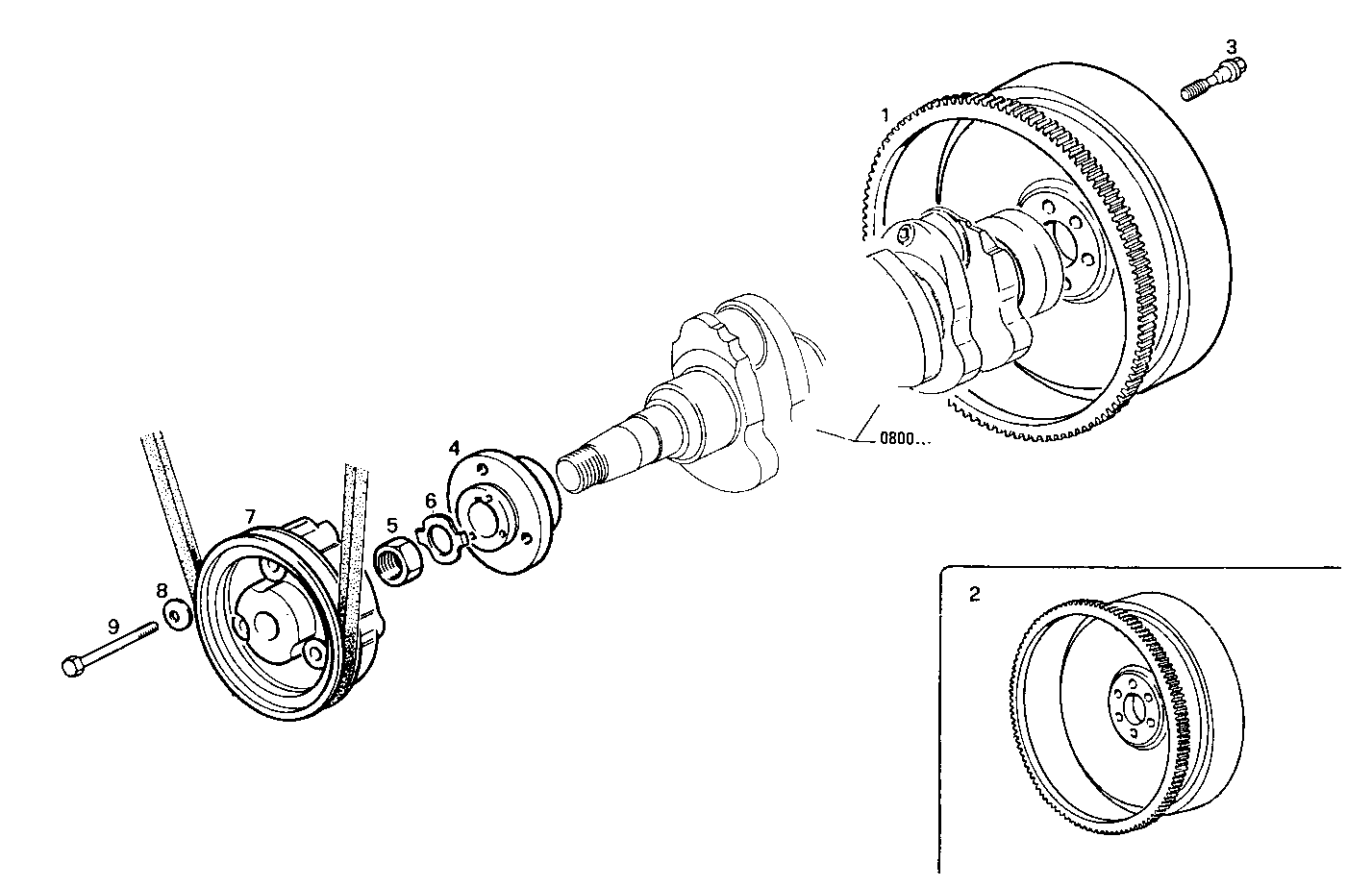 ENGINE FLYWHEEL - DAMPER