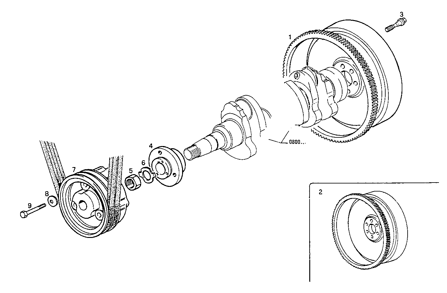 ENGINE FLYWHEEL - DAMPER