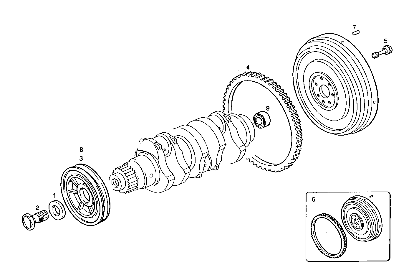 ENGINE FLYWHEEL - DAMPER