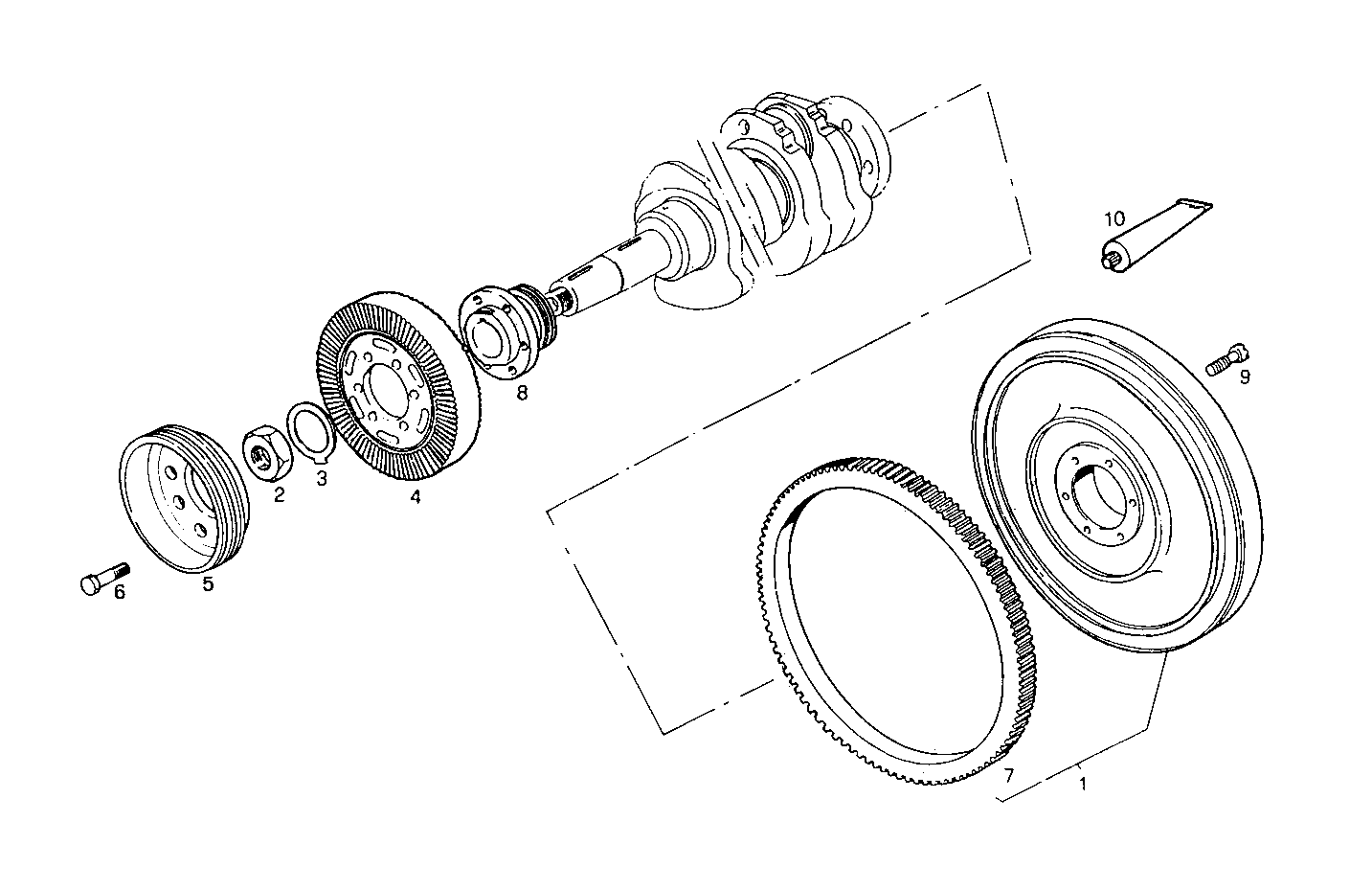 ENGINE FLYWHEEL - DAMPER