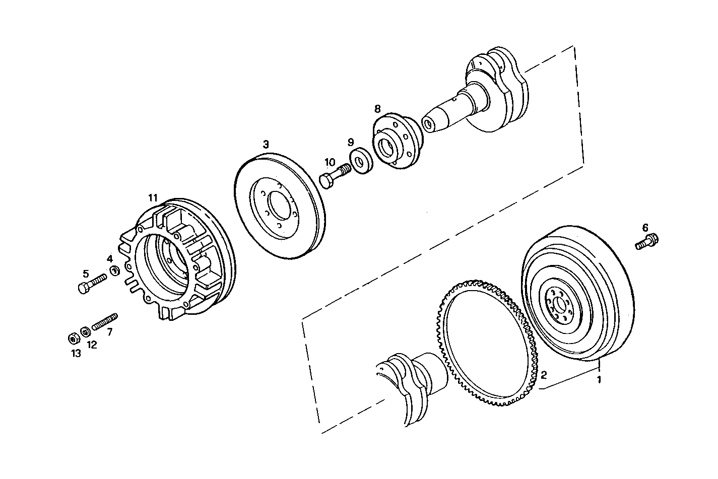 ENGINE FLYWHEEL - DAMPER