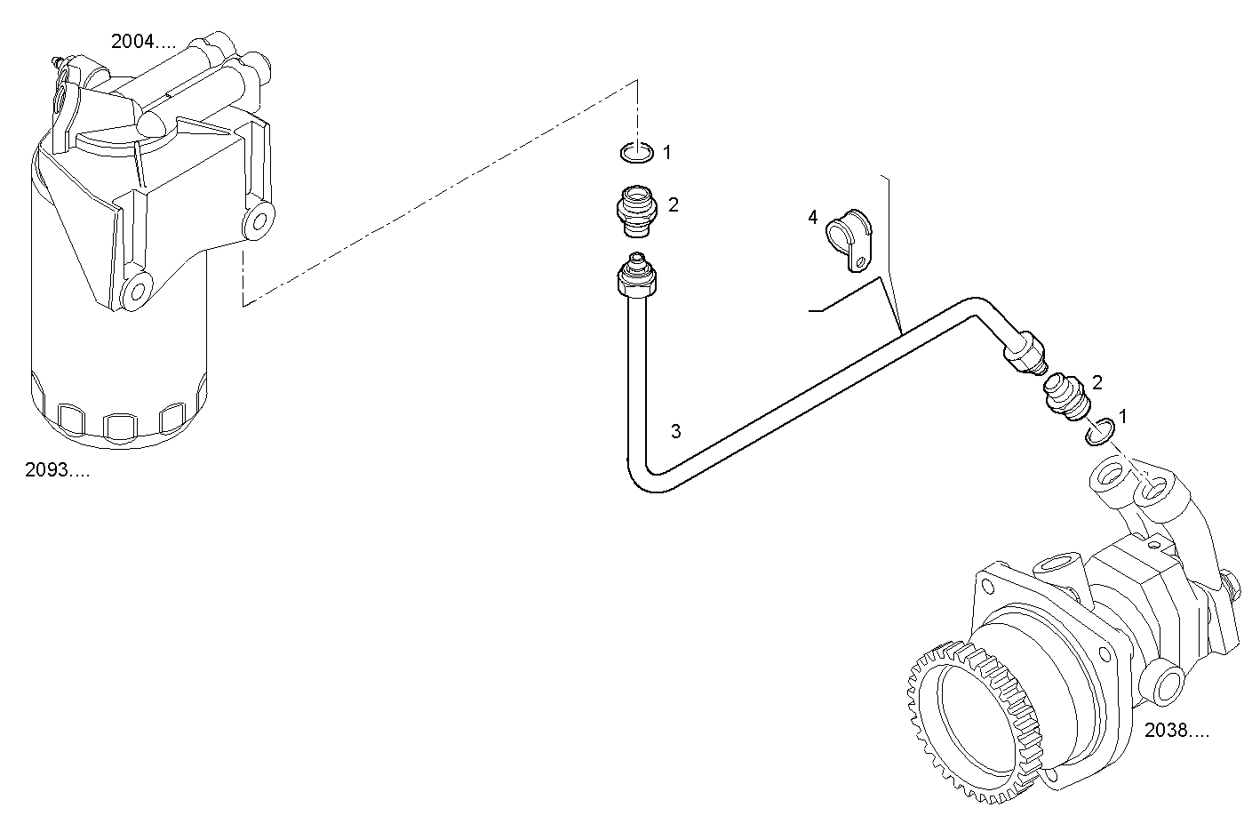 FUEL LINES -INLET TO FILTER