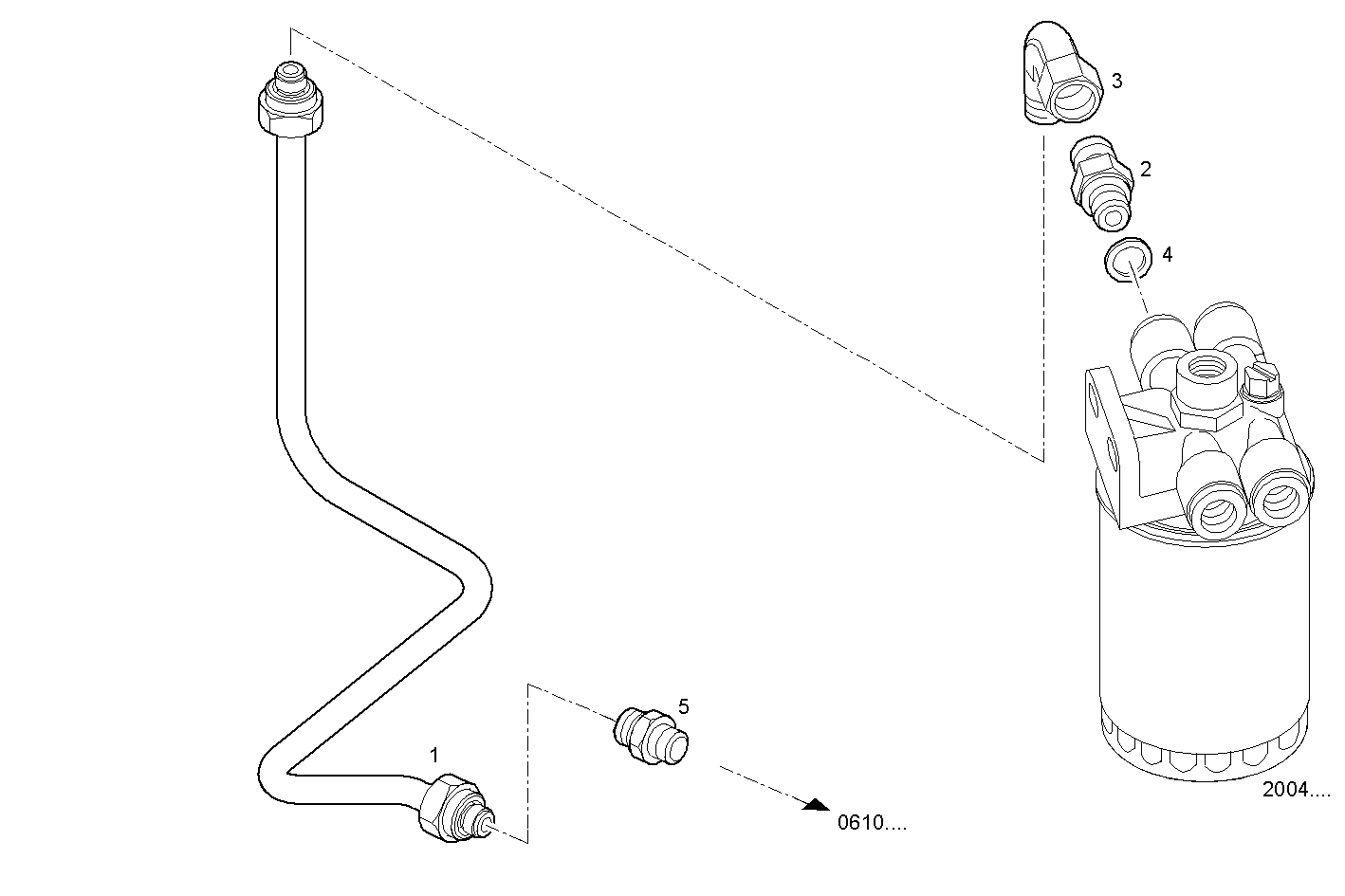 FUEL LINES - FILTER TO CYLINDER HEAD