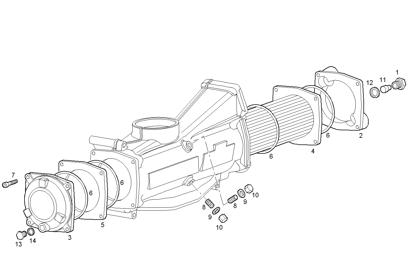 AIR - WATER HEAT EXCHANGER (COMPONENTS)