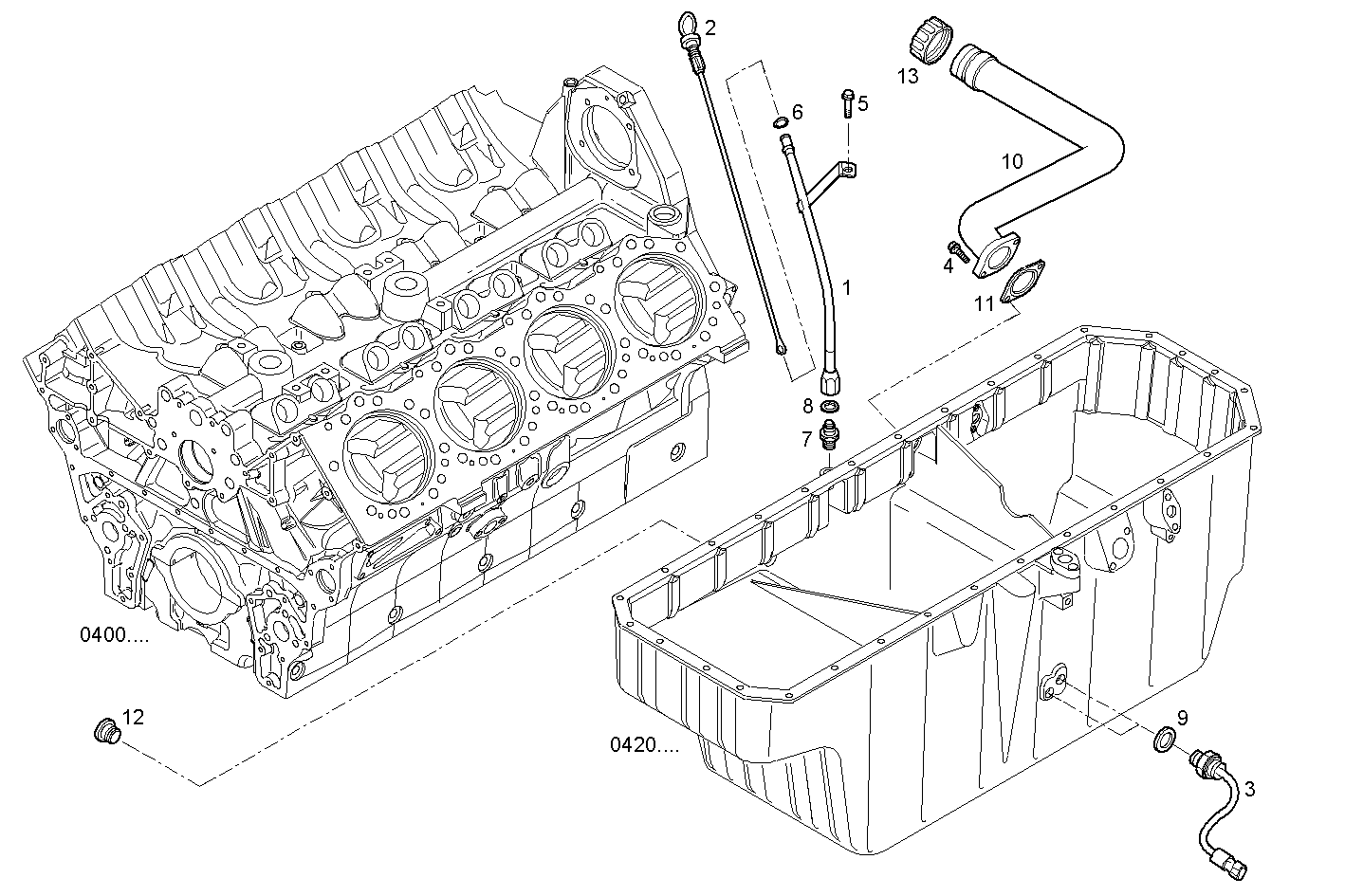 OIL DIPSTICK & FILLER PIPE
