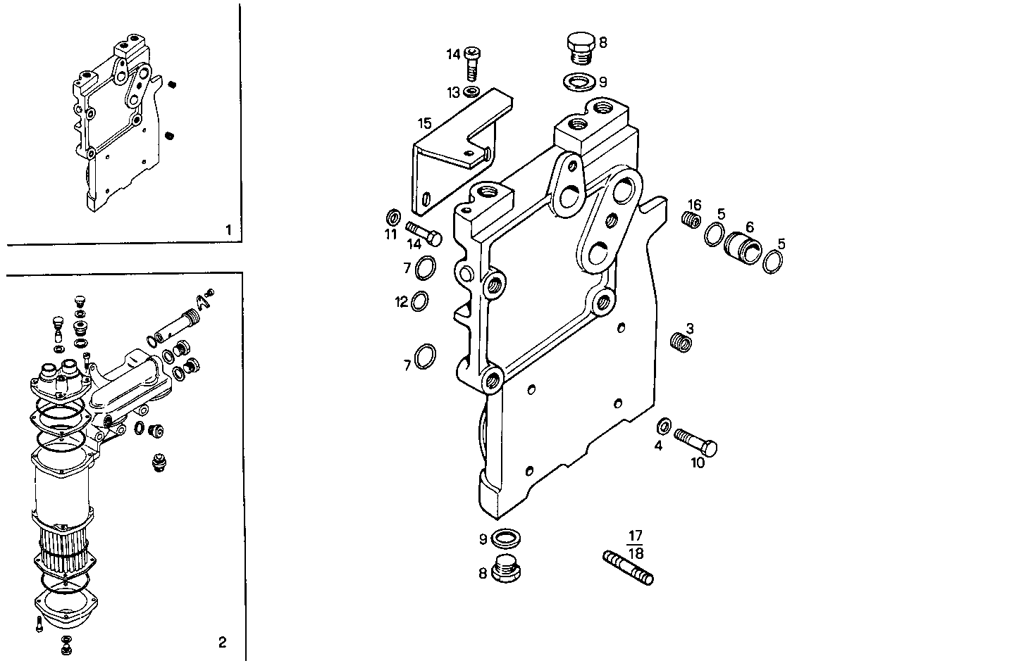 OIL - WATER HEAT EXCHANGER
