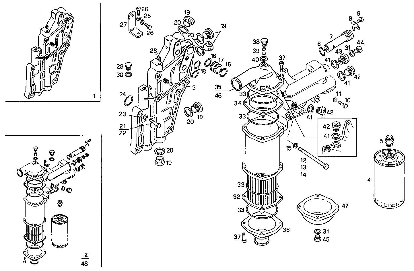 OIL - WATER HEAT EXCHANGER