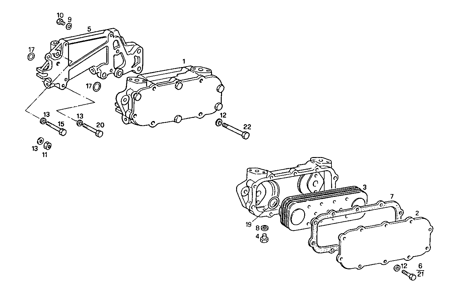 OIL - WATER HEAT EXCHANGER