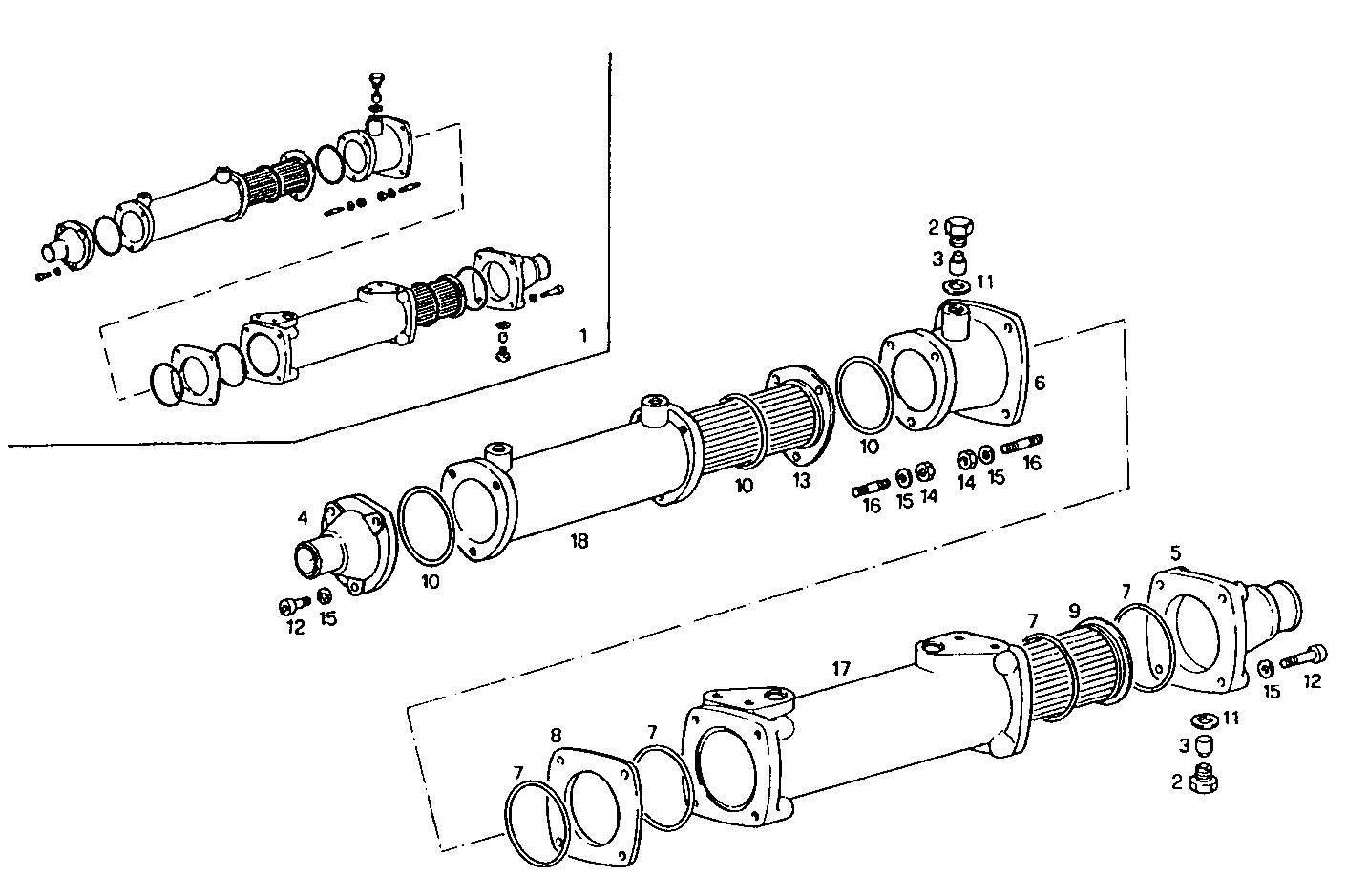 OIL - WATER HEAT EXCHANGER