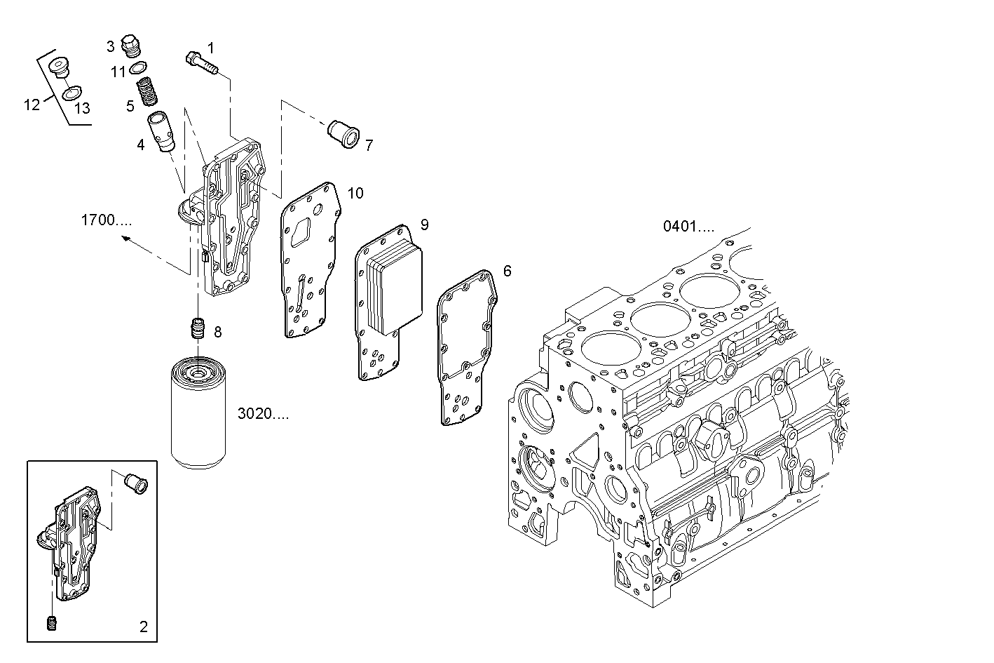 OIL - WATER HEAT EXCHANGER