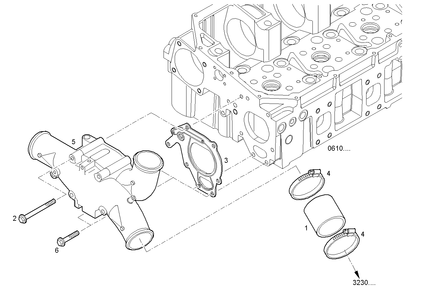 HEAD WATER EXIT PIPE