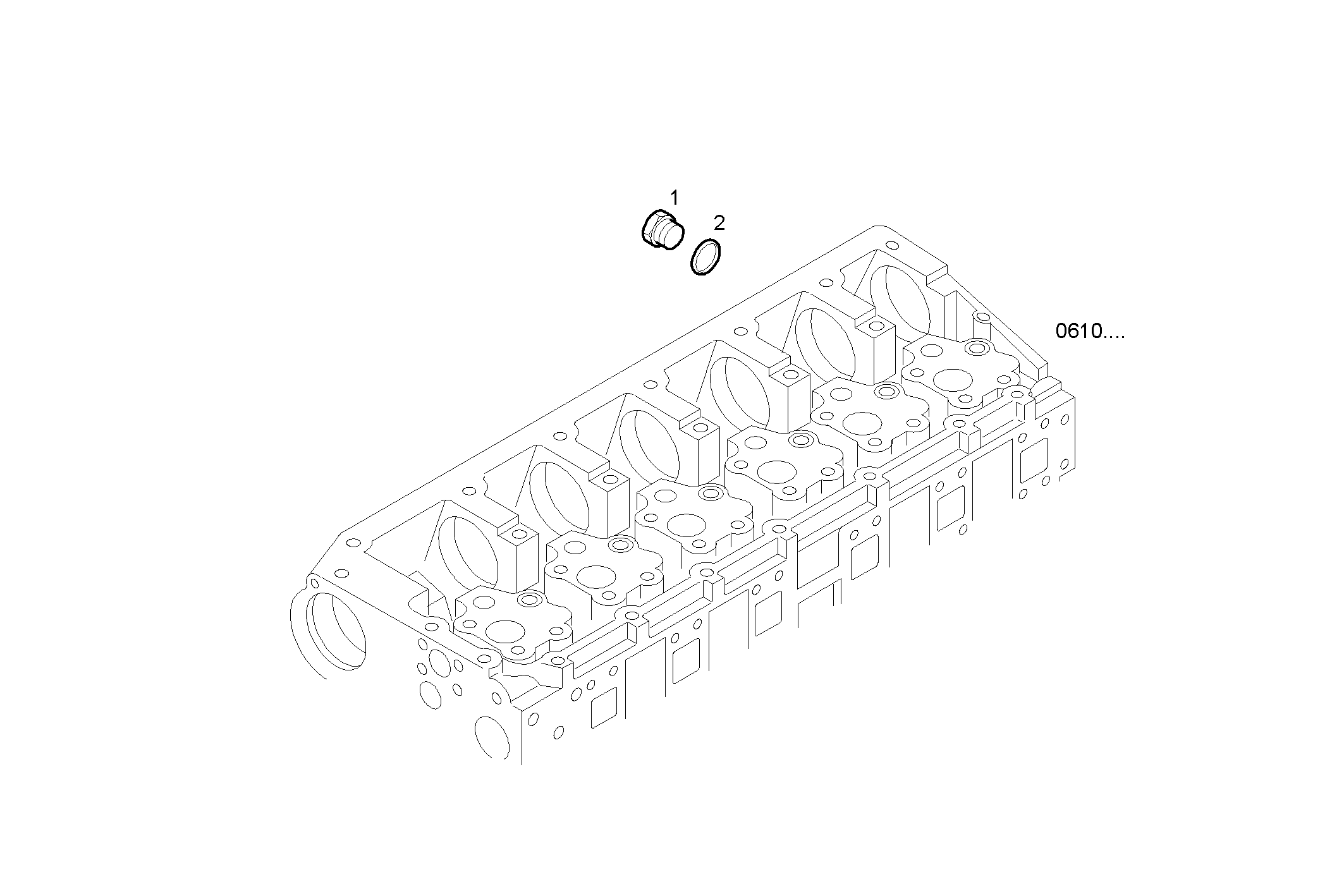 COMPRESSOR WATER INLET PIPE