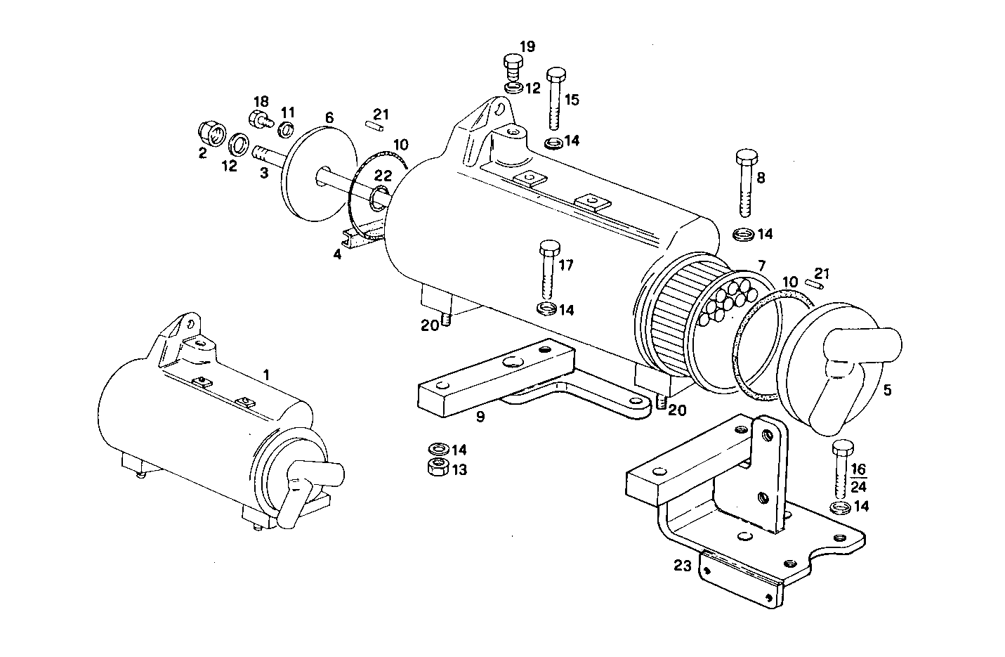 FRESH WATER - SEA WATER HEAT EXCHANGER
