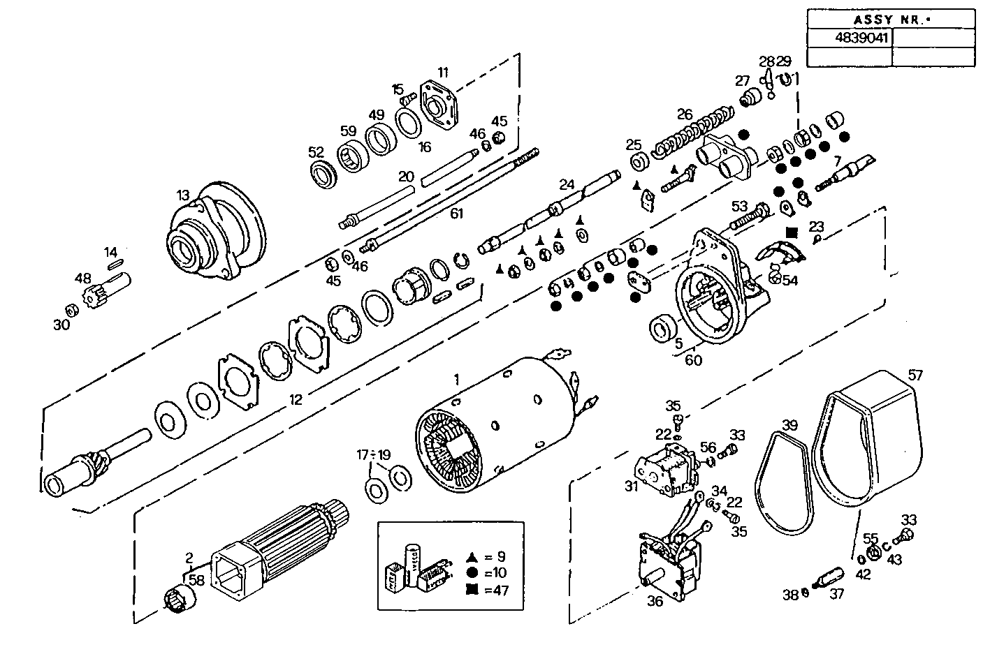 STARTER MOTOR (COMPONENTS)