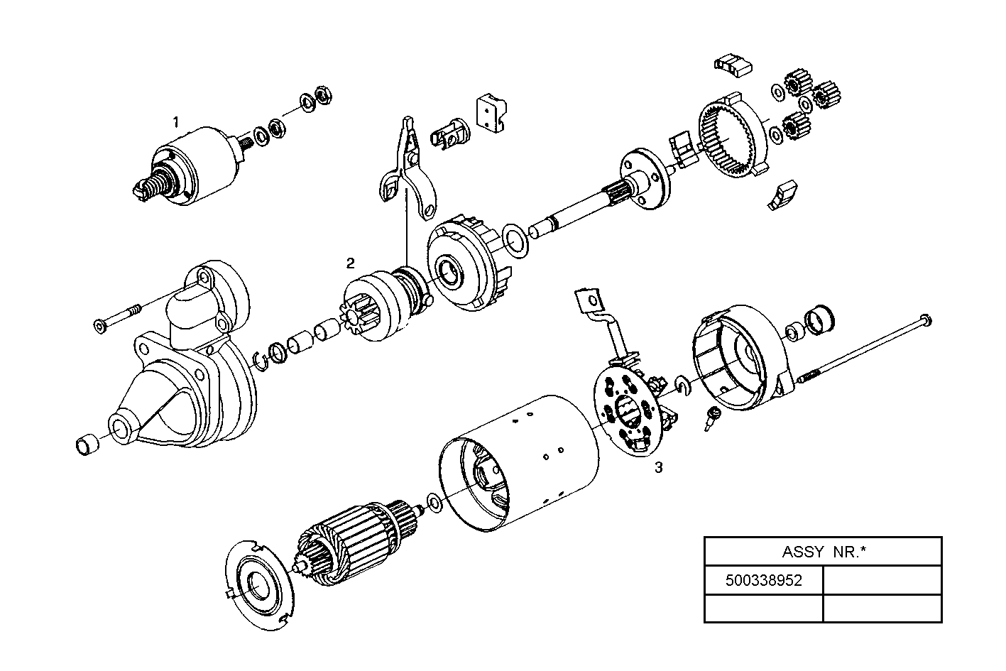 STARTER MOTOR (COMPONENTS)