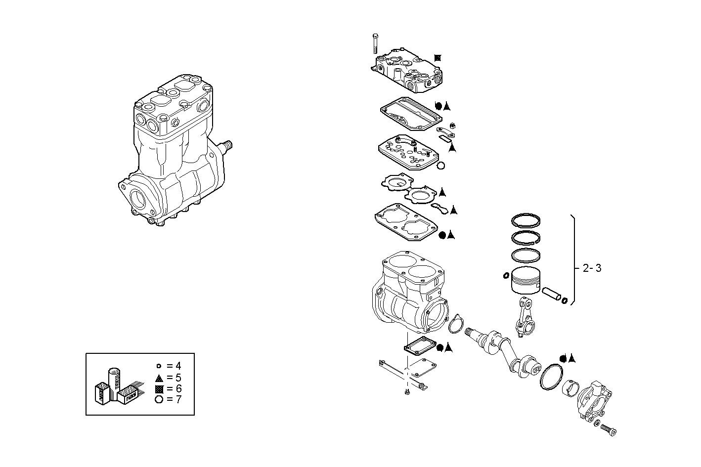 AIR COMPRESSOR (COMPONENTS)
