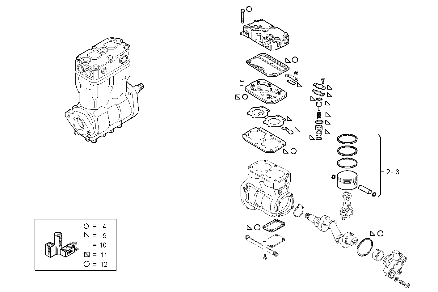AIR COMPRESSOR (COMPONENTS)