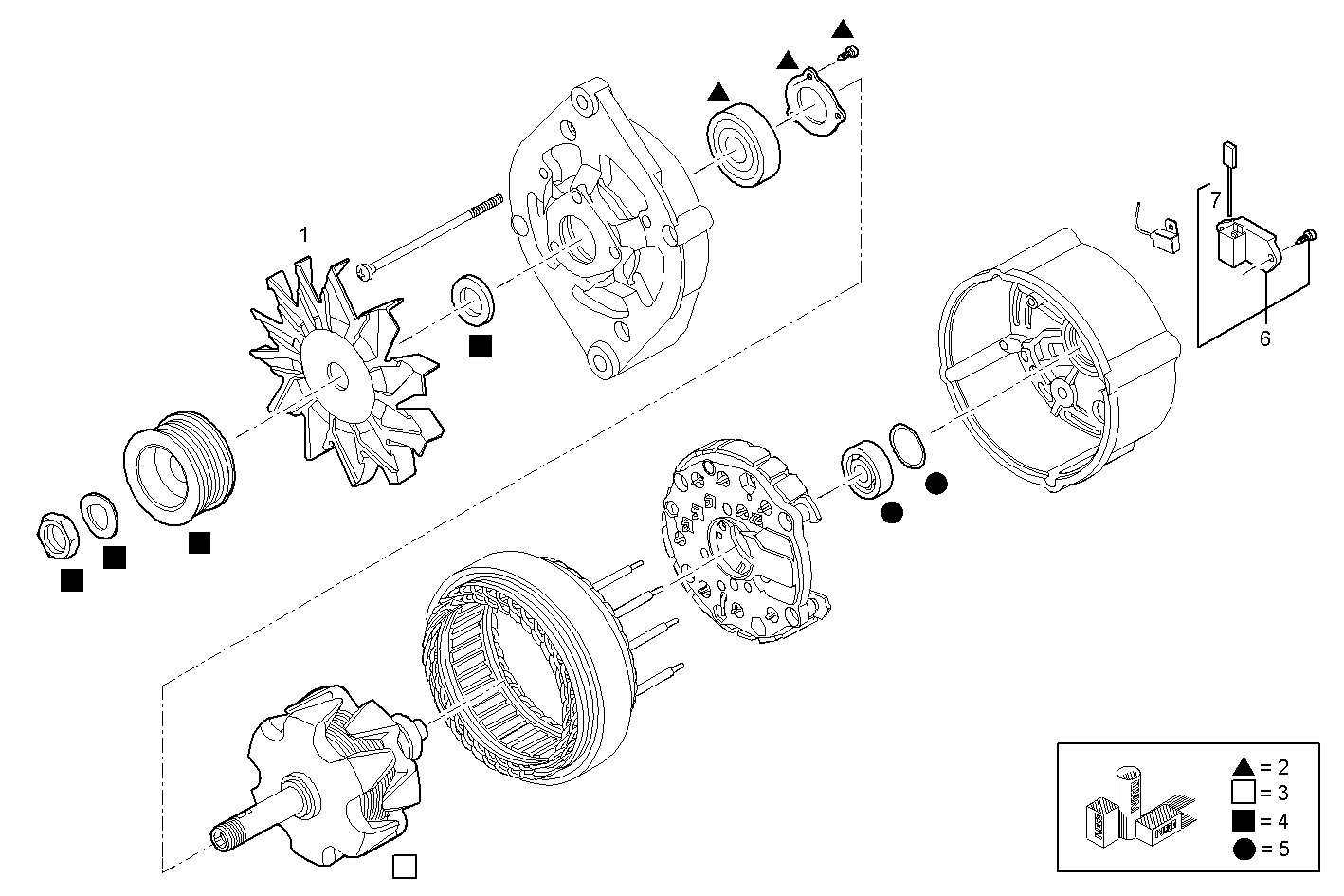 GENERATOR (COMPONENTS)