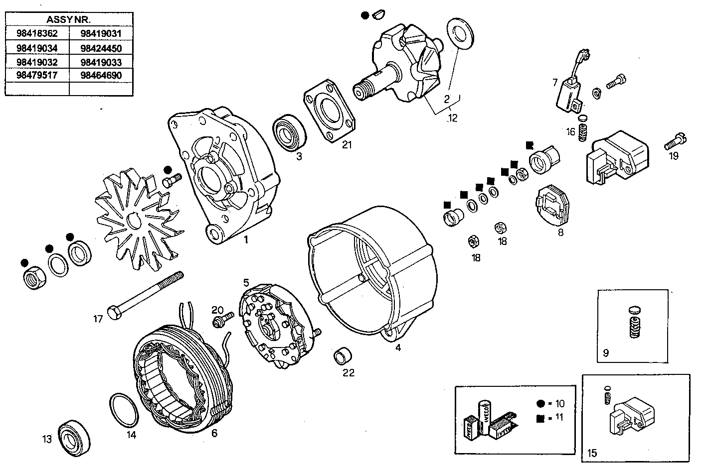GENERATOR (COMPONENTS)