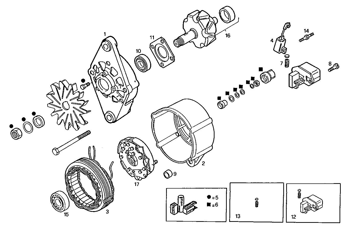 GENERATOR (COMPONENTS)