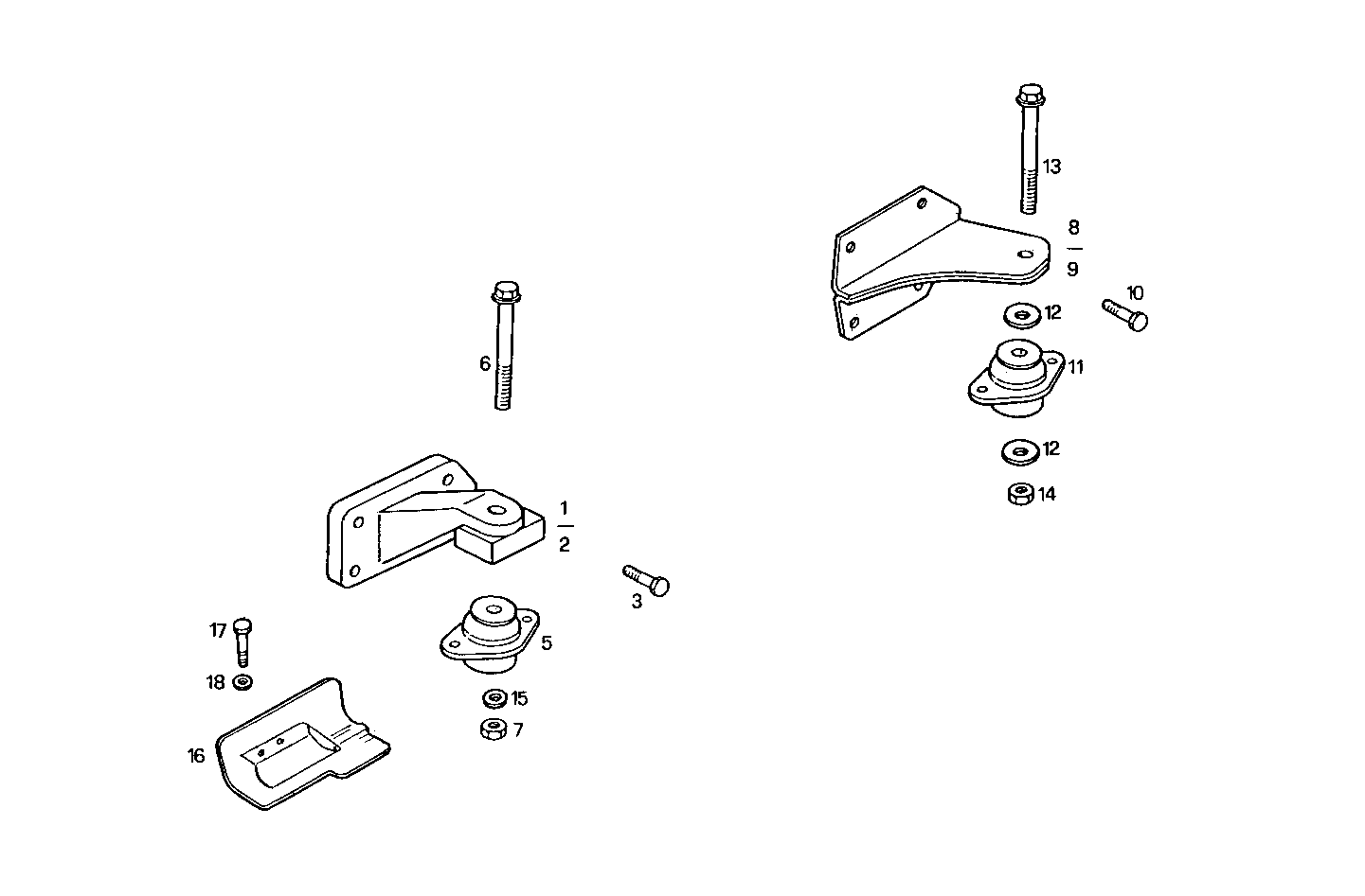 ENGINE MOUNTING AND TRANSMISSION