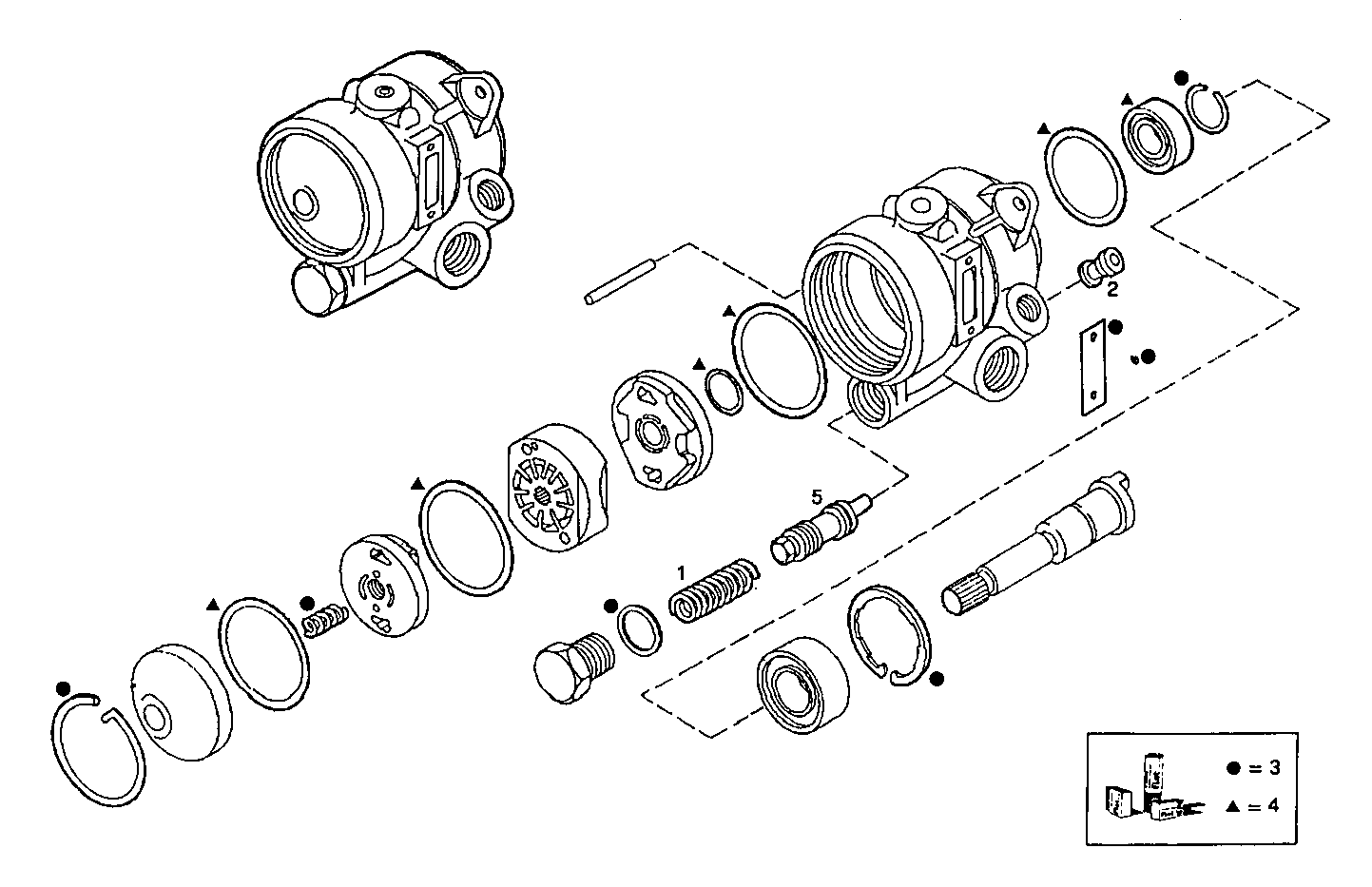 FRONT HYDRAULIC PUMP ZF