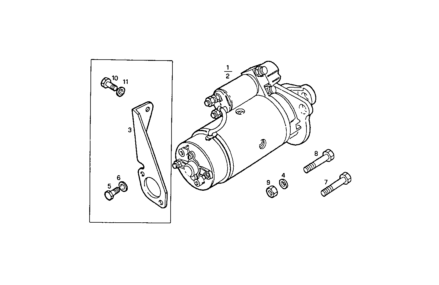 STARTER MOTOR - 12V