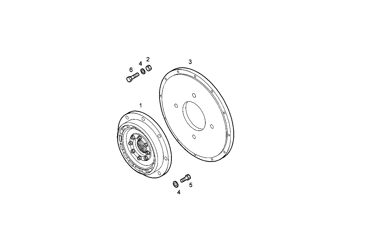 FLYWHEEL ARRANGED FOR TRANSMISSION