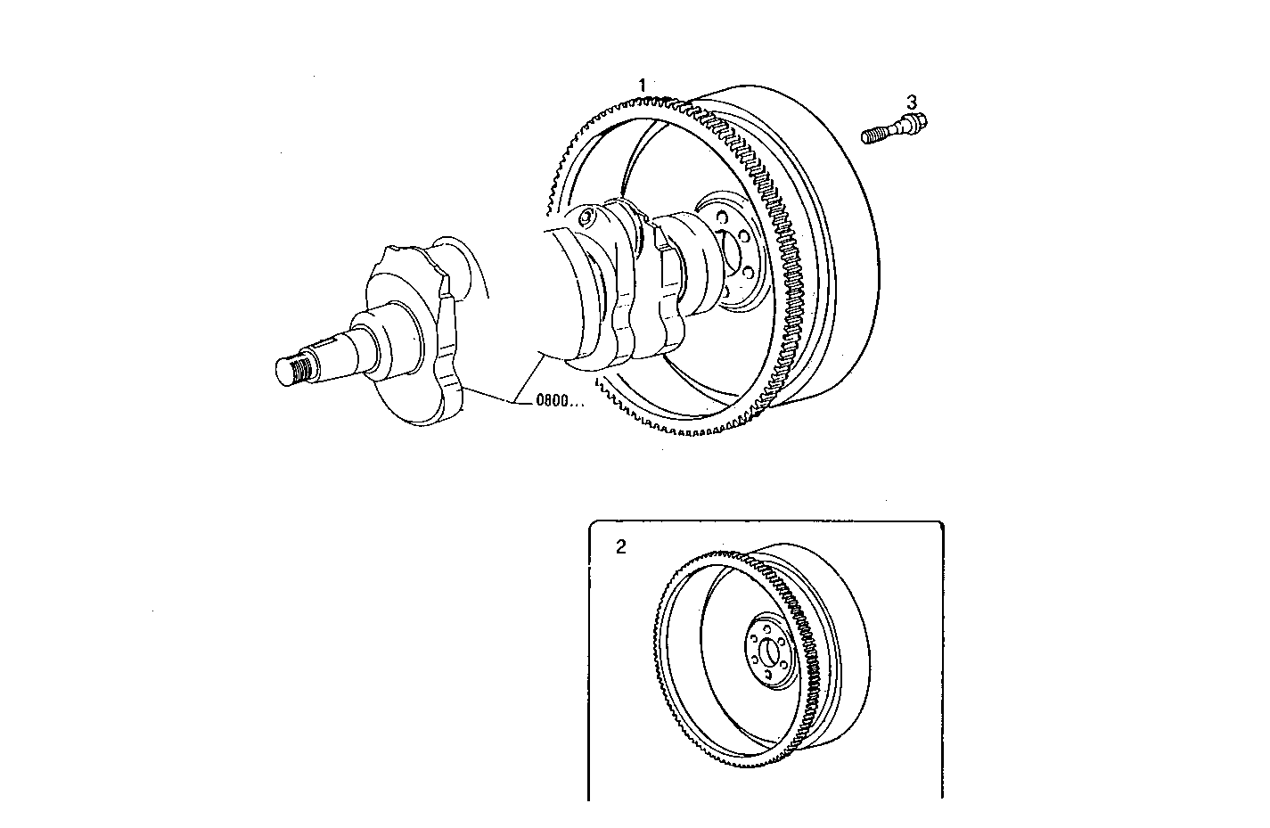 FLYWHEEL ARRANGED FOR ELASTIC COUPLING