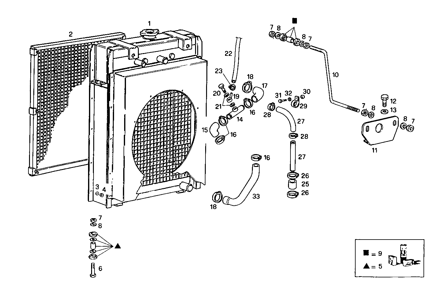 RADIATOR FOR SETTING TILL MAX POWER