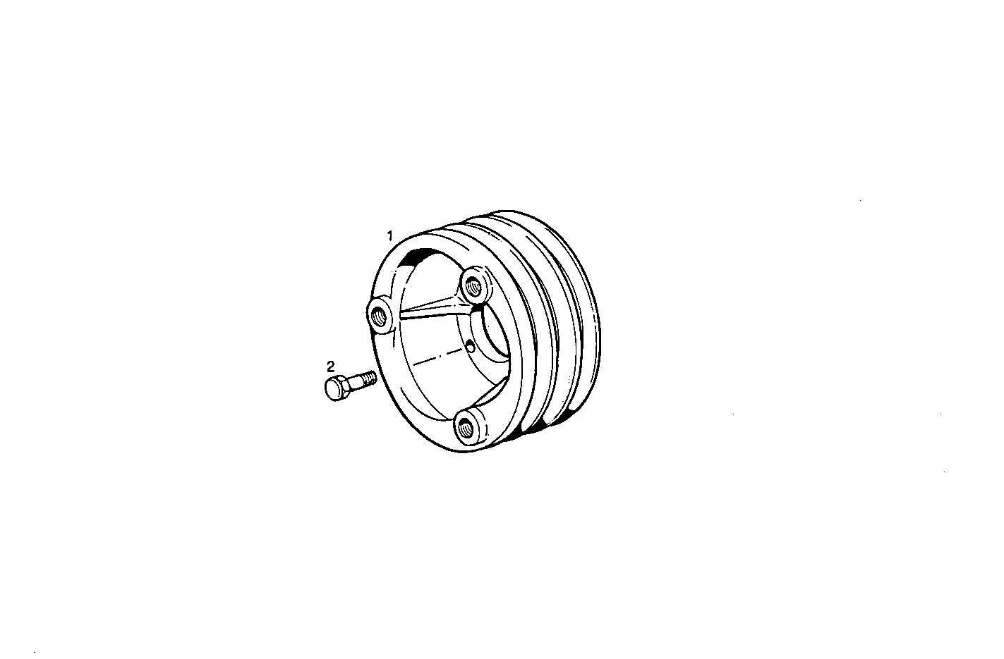 PULLEY ON ENGINE AXIS