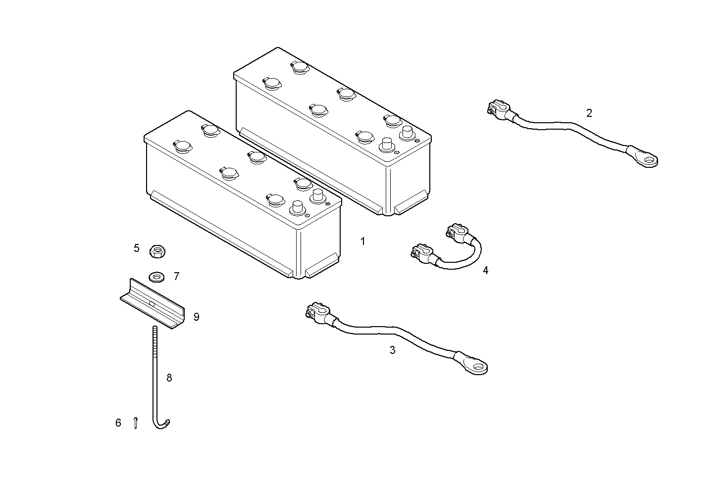 STARTING BATTERY 24V