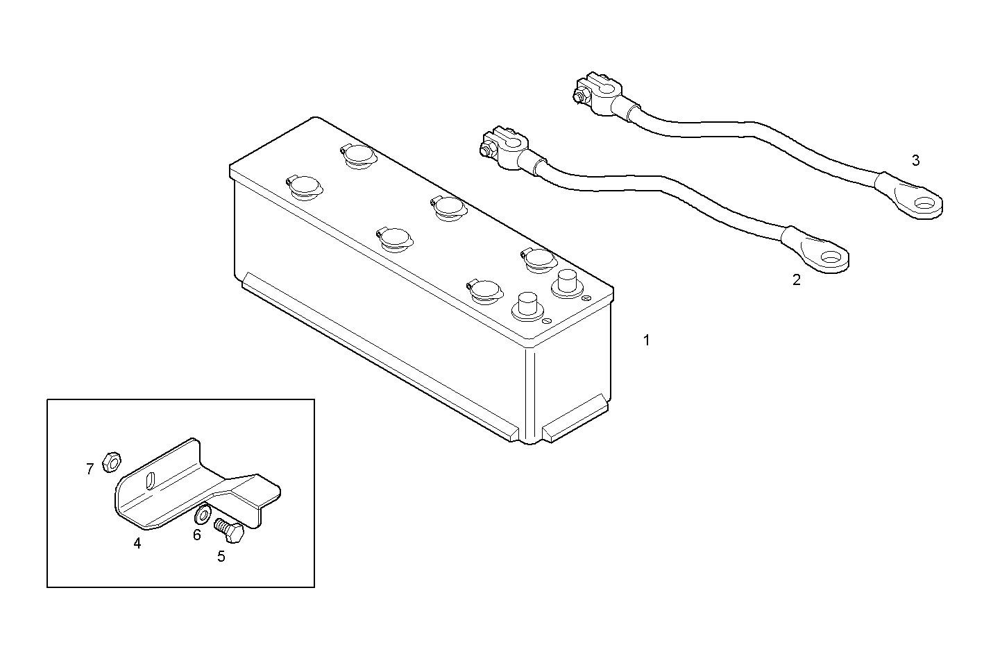 STARTING BATTERY 12V