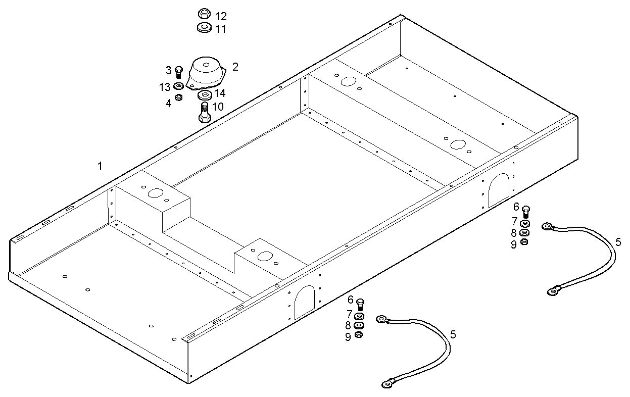 SUBBASE FOR GENERATOR UNIT