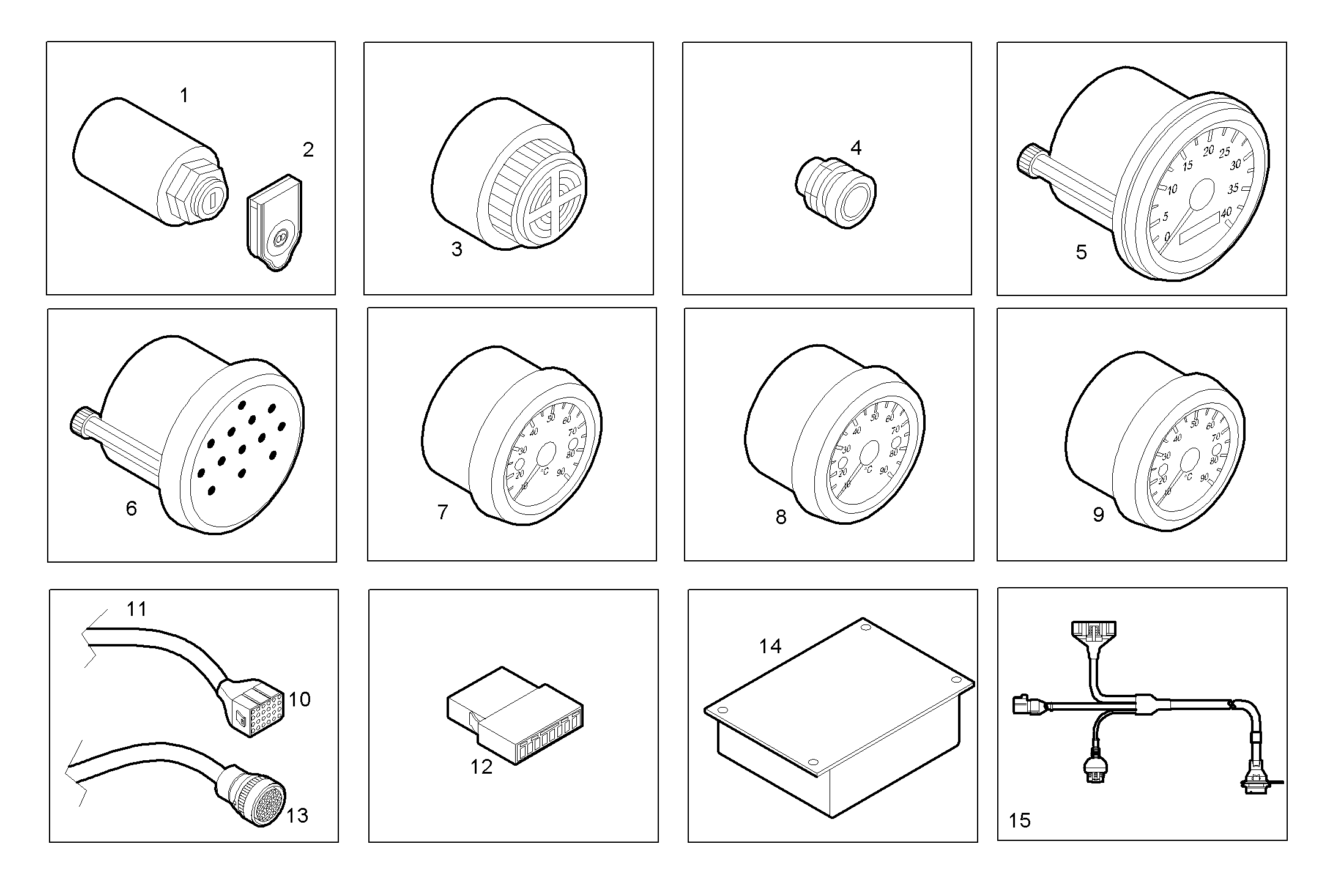 SIMPLE INSTRUMENTS KIT - 24V -