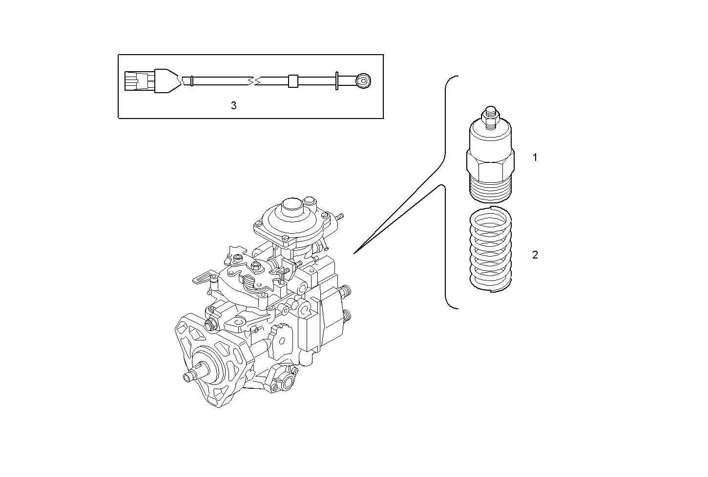 STOP SOLENOID - ENERGIZE TO STOP - 12V