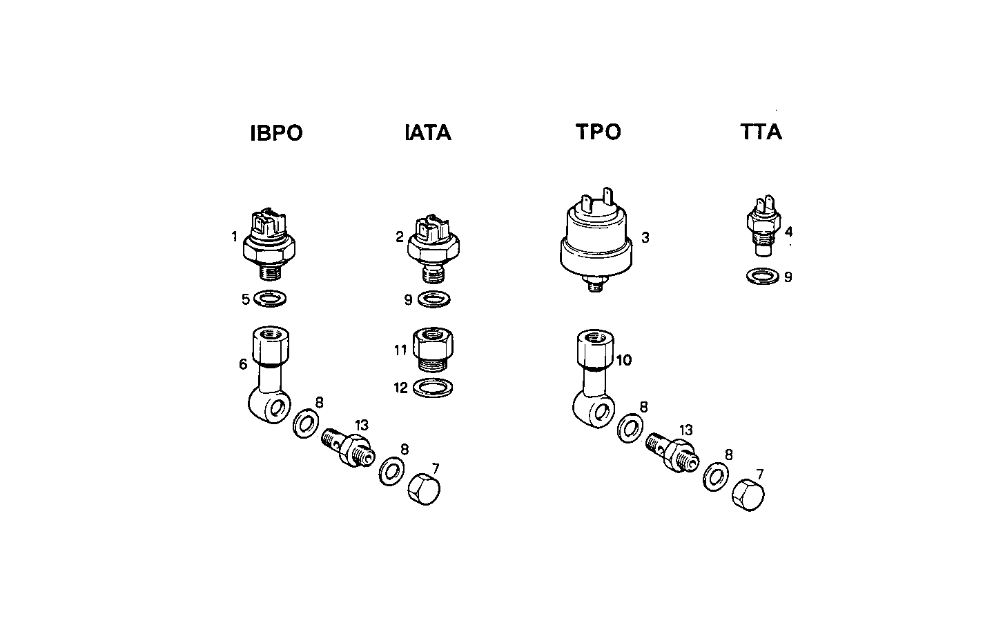 SENDER UNITS FOR INSTRUMENTS