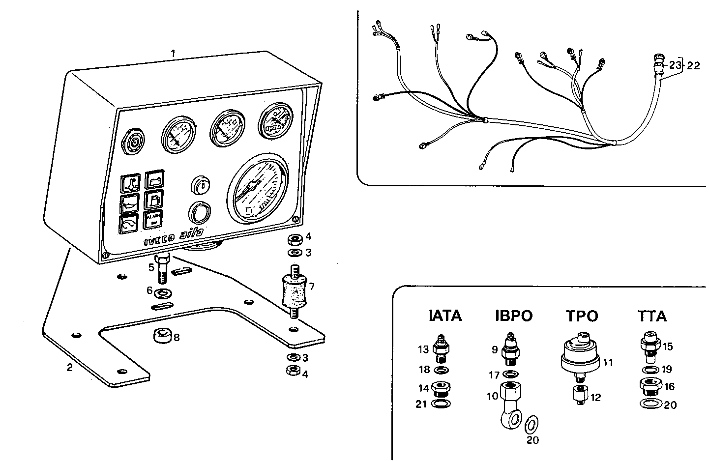 ELECTRIC INSTRUMENTS PANEL