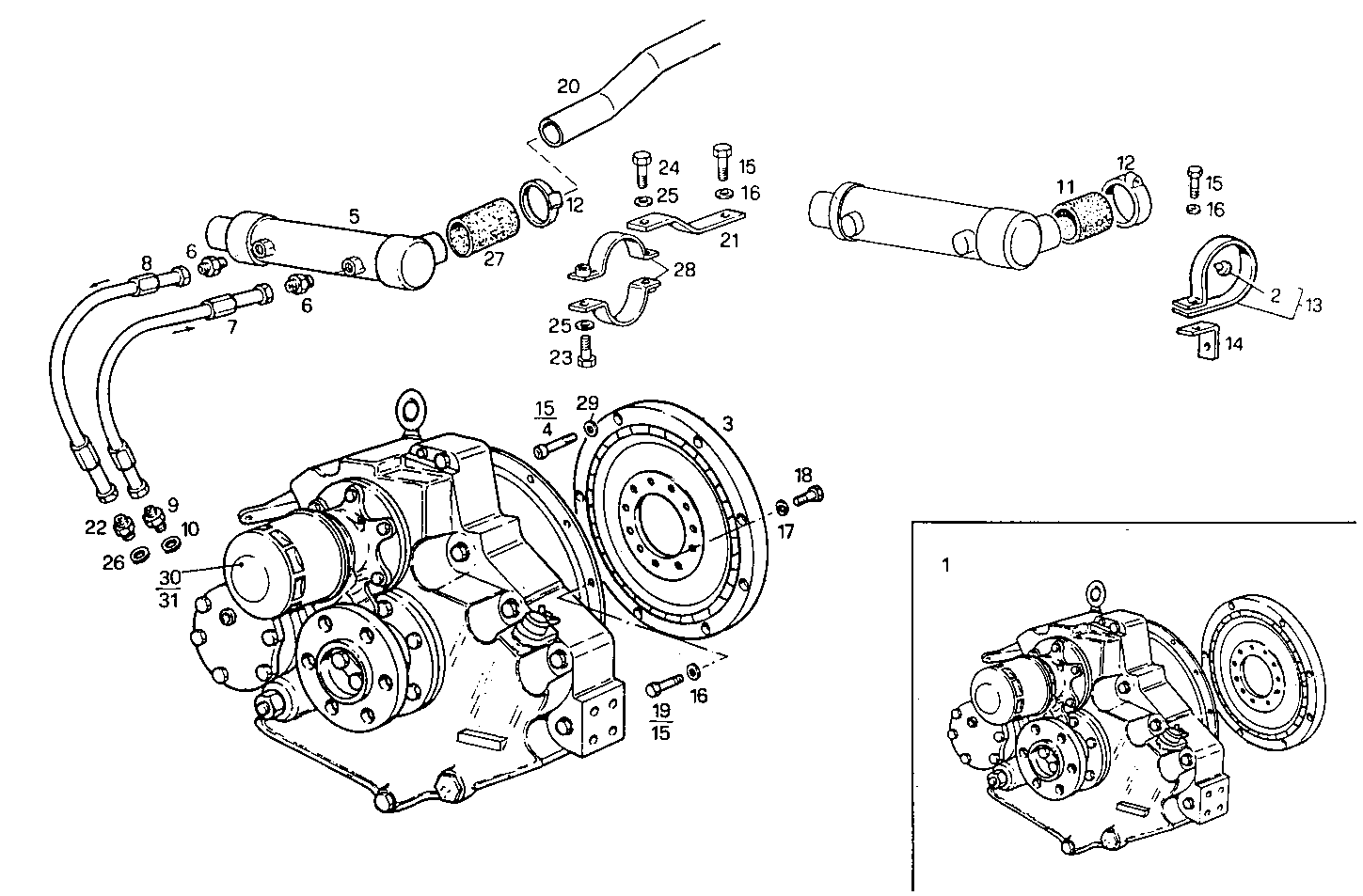 MARINE GEAR ZF-MPM IRM 301 PL2