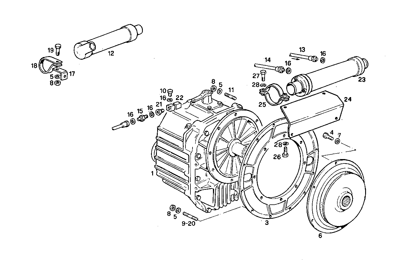 MARINE GEAR HURTH HSW 630 A