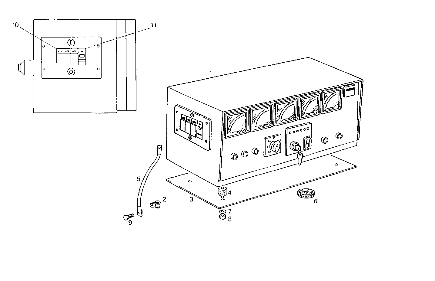 MANUAL CONTROL BOARD FOR ELECT. MACHINE