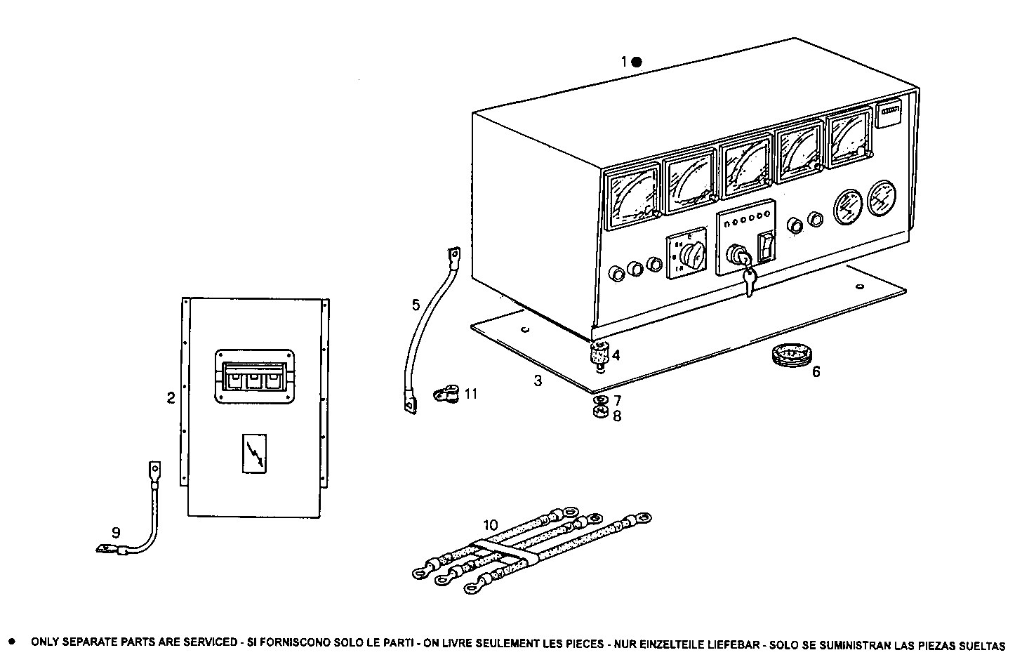 MANUAL CONTROL BOARD FOR ELECT. MACHINE