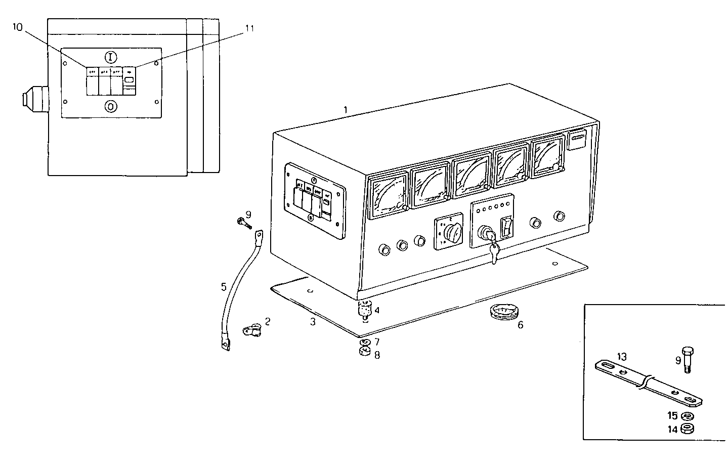 MANUAL CONTROL BOARD FOR ELECT. MACHINE