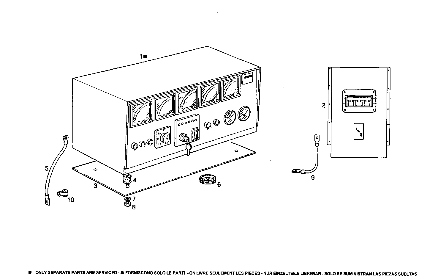 MANUAL CONTROL BOARD FOR ELECT. MACHINE